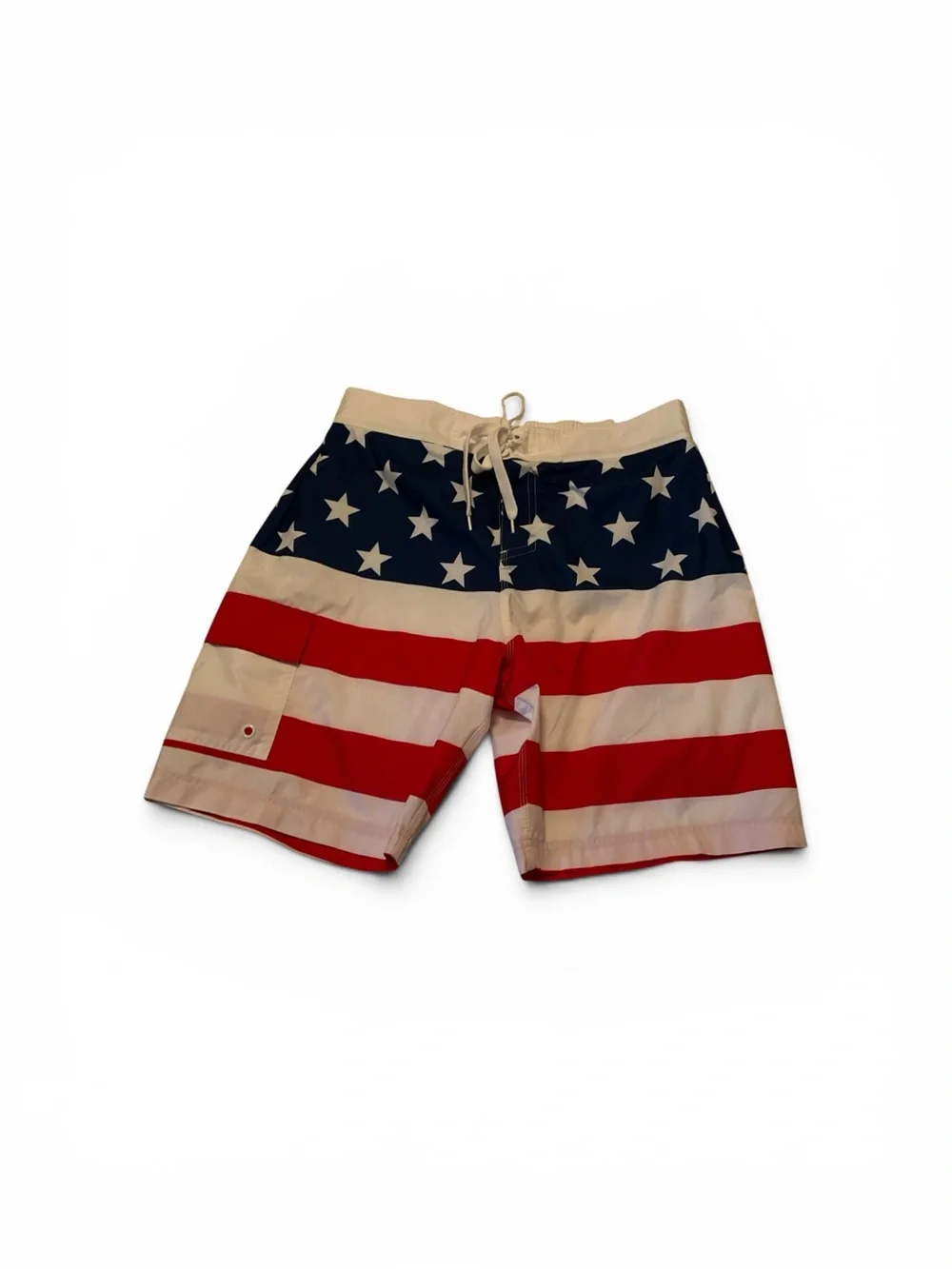 Men's American Flag Swim Trunks - NWT